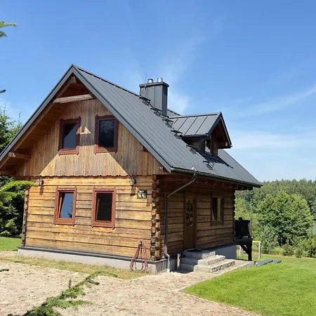 Tatil Evi Dom Mazurski Raj - 4 Sypialnie, Prywatny Pomost, Tradycyjna Balia, Sauna, Widok Na Jezioro Manki